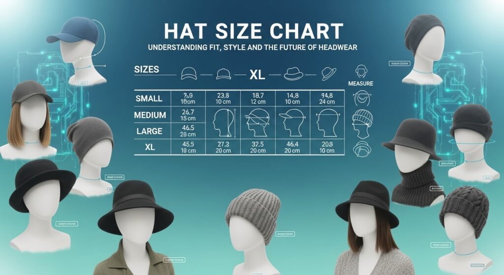 hat size chart​