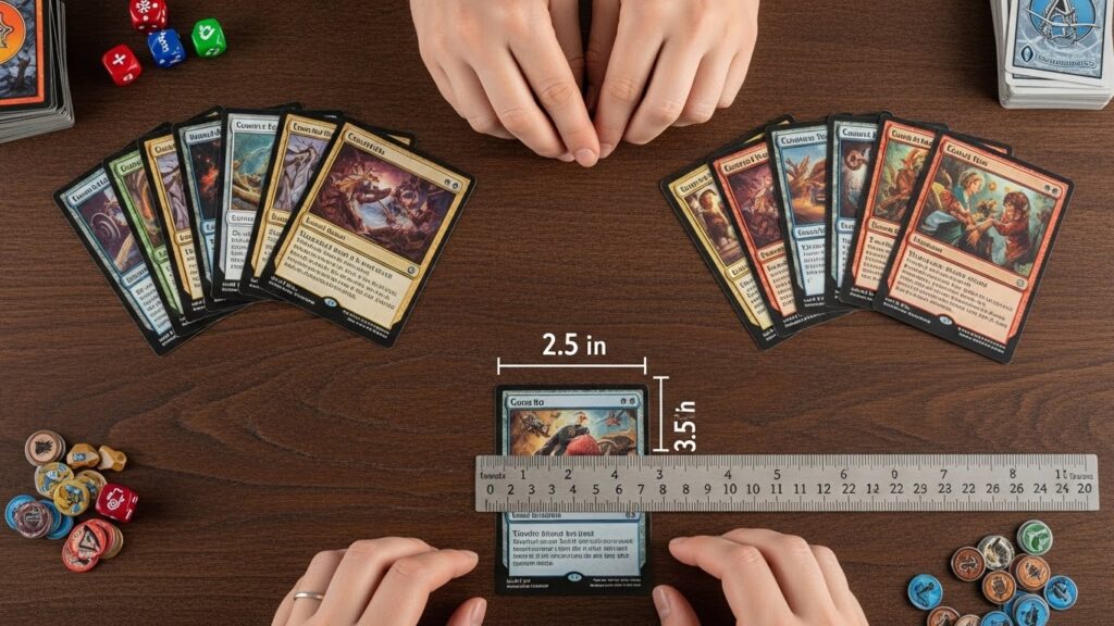 Dimensions of magic the gathering cards: The Gathering Gameplay